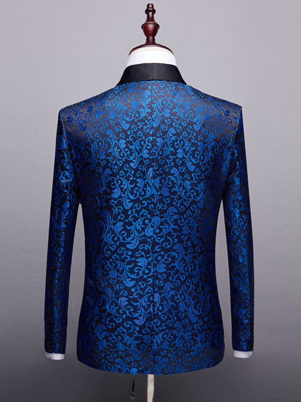 Women's Blazer Jacquard Pattern Detail