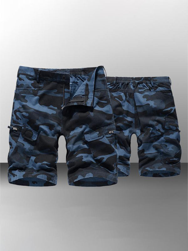 Herren-Cargoshorts mit Tarnmuster 
