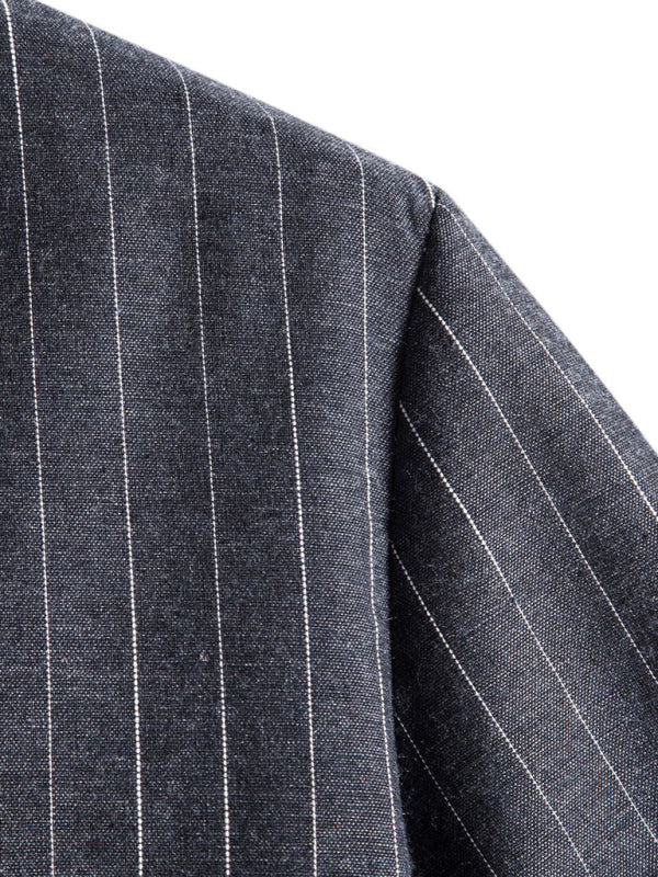 Chemise rayée décontractée à manches courtes pour homme 