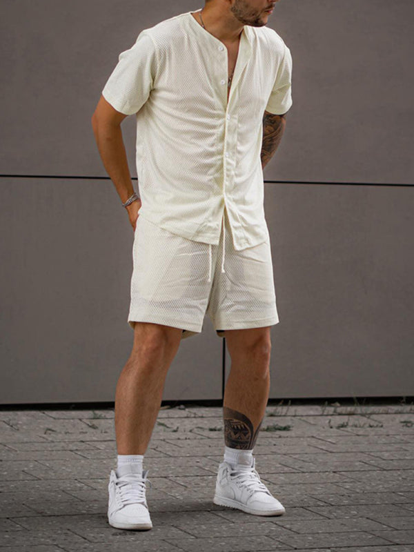 Neuer lässiger Sportanzug, bestehend aus lockerem Kurzarm-T-Shirt und Shorts 