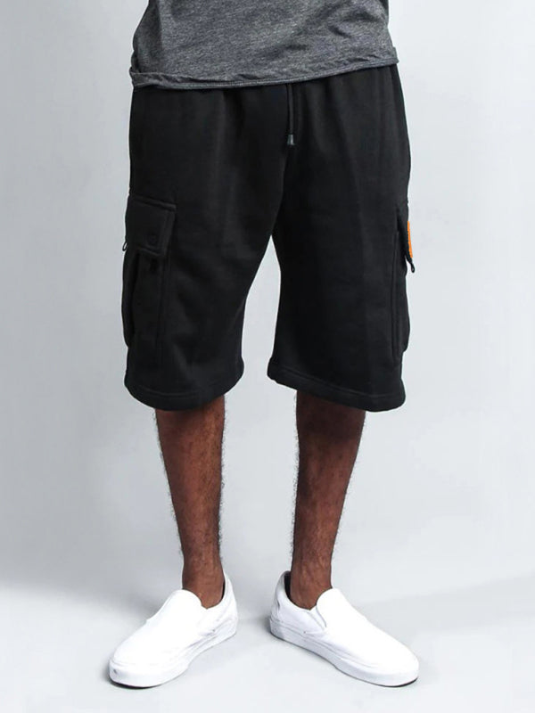 Neue, lässige Cargo-Shorts mit fünf Taschen und geradem Bein im Five-Point-Stil 