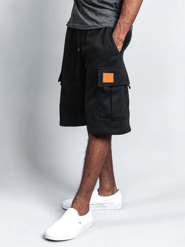 Neue, lässige Cargo-Shorts mit fünf Taschen und geradem Bein im Five-Point-Stil 