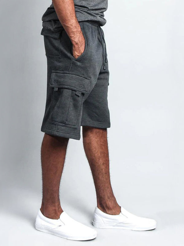 Neue, lässige Cargo-Shorts mit fünf Taschen und geradem Bein im Five-Point-Stil 