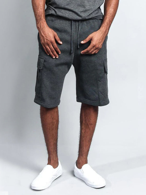 Neue, lässige Cargo-Shorts mit fünf Taschen und geradem Bein im Five-Point-Stil 