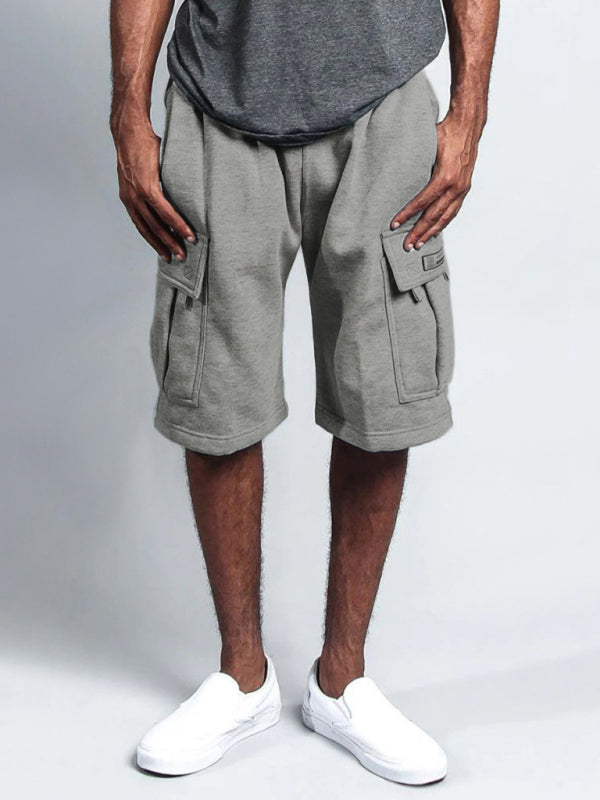 Neue, lässige Cargo-Shorts mit fünf Taschen und geradem Bein im Five-Point-Stil 