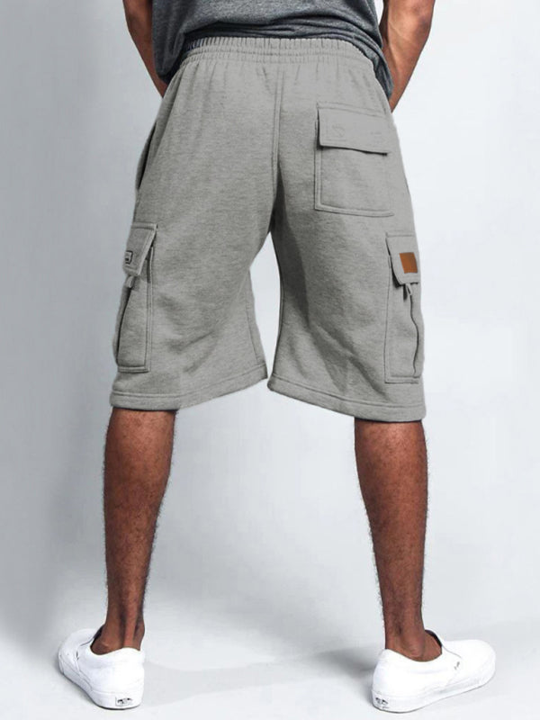 Neue, lässige Cargo-Shorts mit fünf Taschen und geradem Bein im Five-Point-Stil 