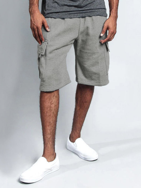Neue, lässige Cargo-Shorts mit fünf Taschen und geradem Bein im Five-Point-Stil 