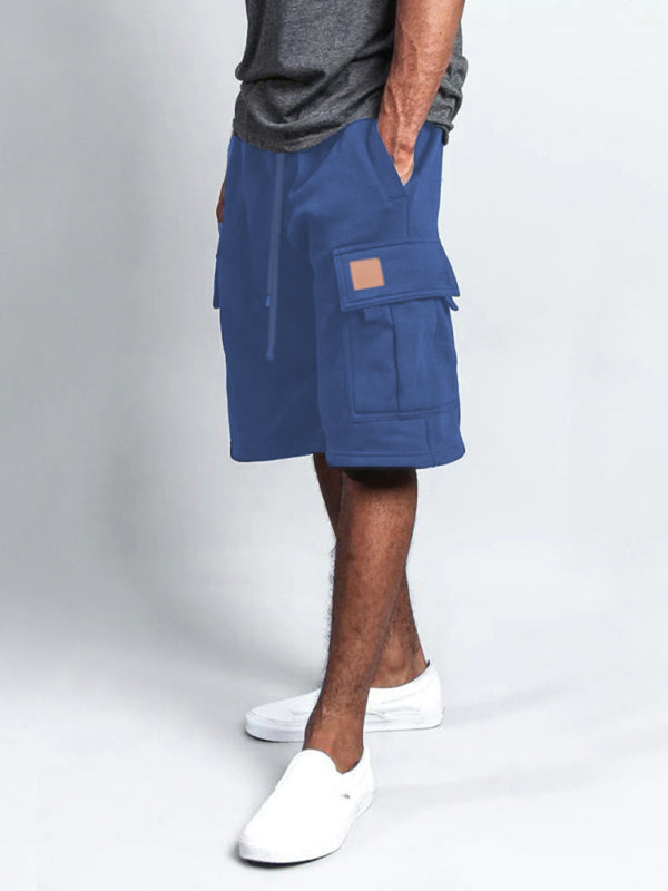 Neue, lässige Cargo-Shorts mit fünf Taschen und geradem Bein im Five-Point-Stil 