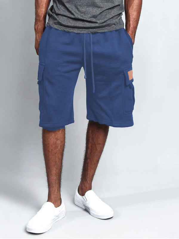 New style five-point pants casual multi-pocket loose straight-leg cargo shorts
