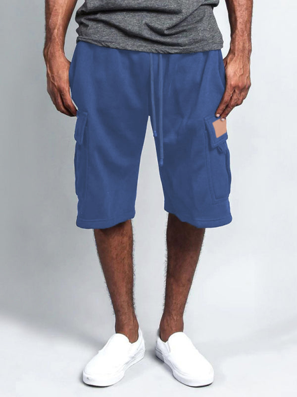Neue, lässige Cargo-Shorts mit fünf Taschen und geradem Bein im Five-Point-Stil 