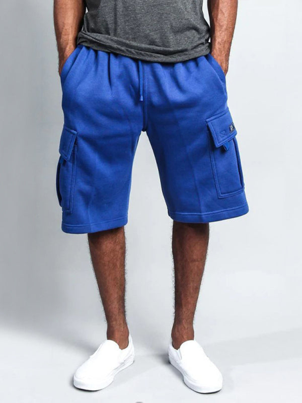 Neue, lässige Cargo-Shorts mit fünf Taschen und geradem Bein im Five-Point-Stil 