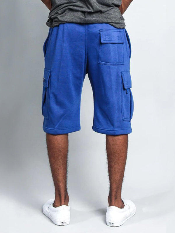Neue, lässige Cargo-Shorts mit fünf Taschen und geradem Bein im Five-Point-Stil 