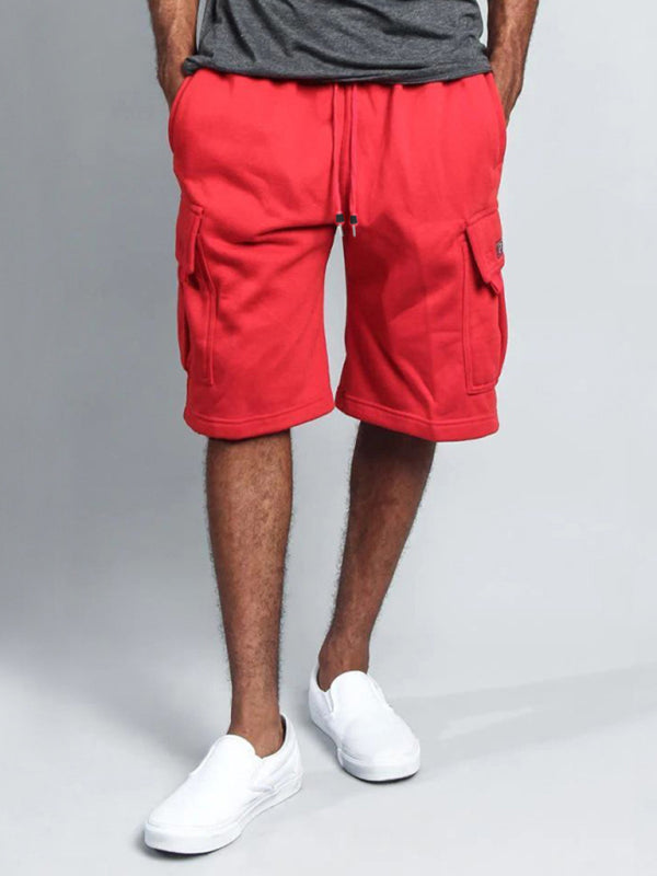 Neue, lässige Cargo-Shorts mit fünf Taschen und geradem Bein im Five-Point-Stil 