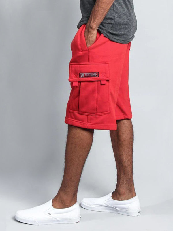Neue, lässige Cargo-Shorts mit fünf Taschen und geradem Bein im Five-Point-Stil 
