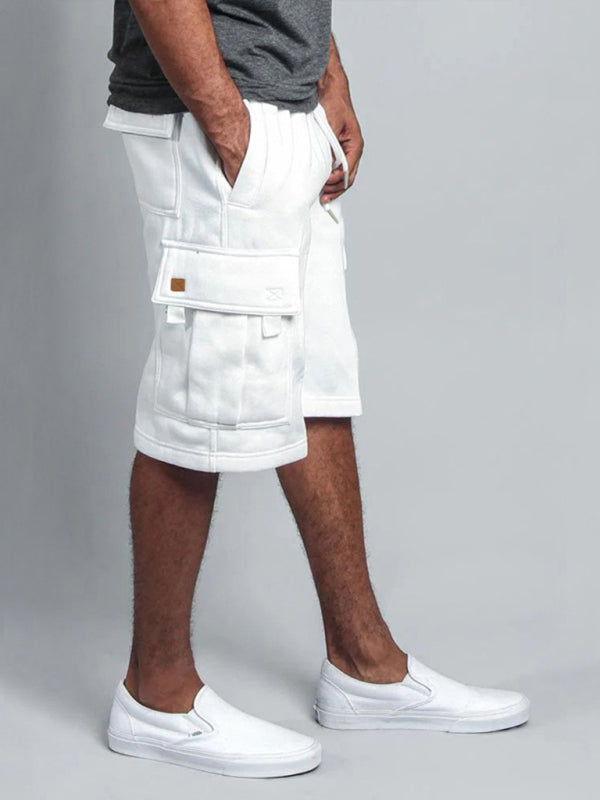 Neue, lässige Cargo-Shorts mit fünf Taschen und geradem Bein im Five-Point-Stil 