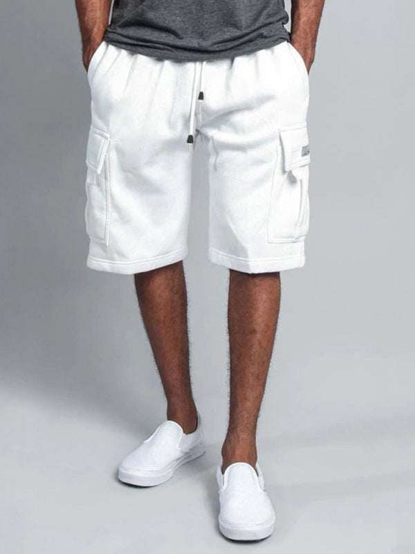Neue, lässige Cargo-Shorts mit fünf Taschen und geradem Bein im Five-Point-Stil 
