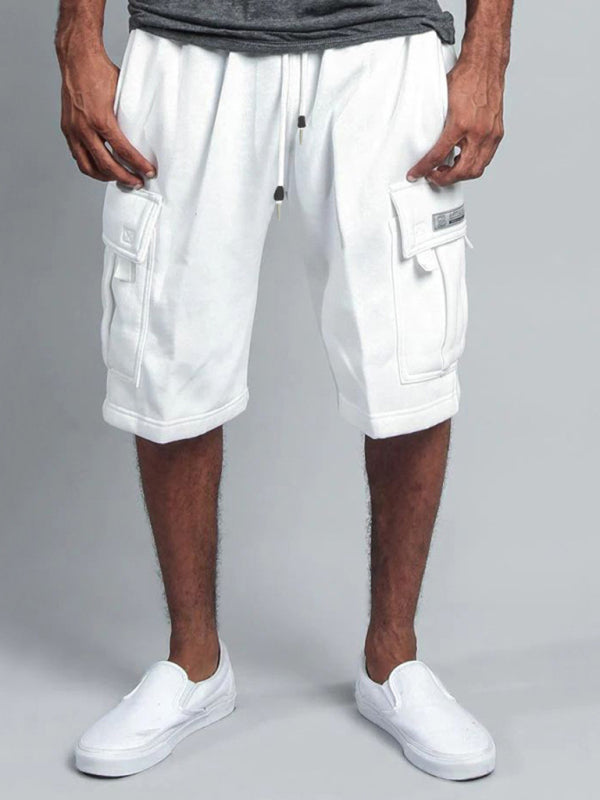 Neue, lässige Cargo-Shorts mit fünf Taschen und geradem Bein im Five-Point-Stil 