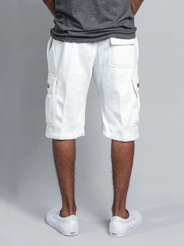 Neue, lässige Cargo-Shorts mit fünf Taschen und geradem Bein im Five-Point-Stil 