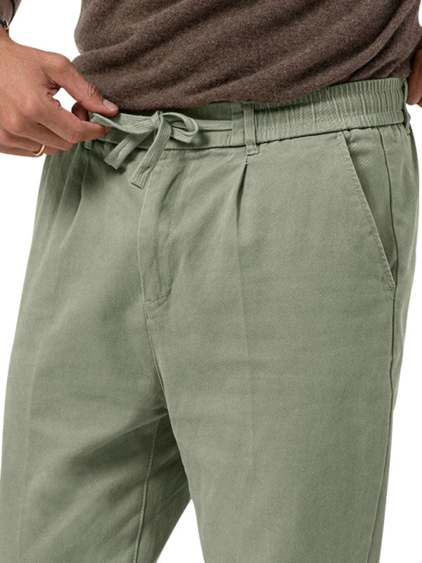 Neue trendige Herren-Business-Hose mit gerader Passform und einfarbiger Freizeithose 