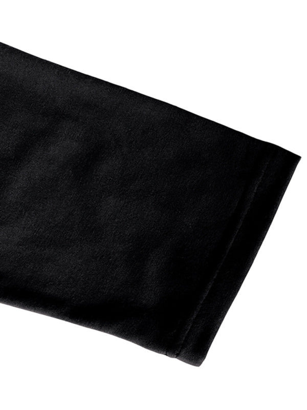 Nouveau t-shirt à manches longues en maille Henley pour homme, à blocs de couleur 