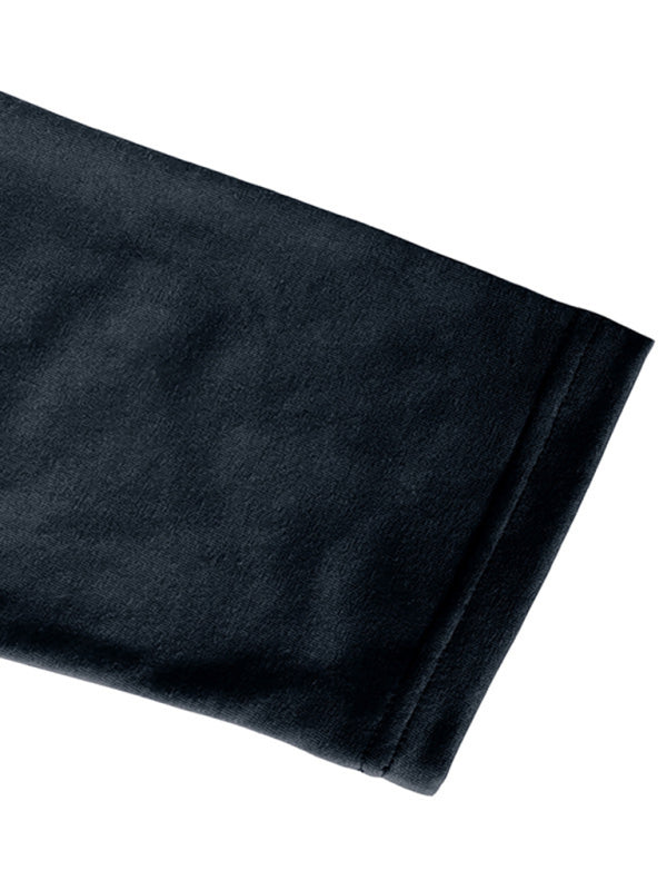 Nouveau t-shirt à manches longues en maille Henley pour homme, à blocs de couleur 