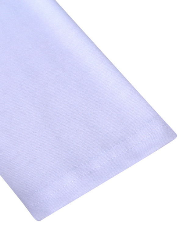 T-shirt à manches longues pour homme, col roulé, couleur unie 