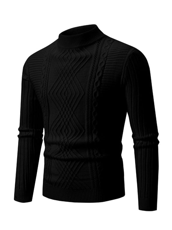 Neuer Modetrend für Herren: Jacquard-Strickpullover aus Kaschmir 