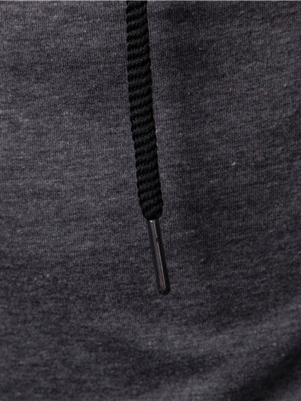 Neues Herren-Fitness-Rad-Shirt mit elastischer Maske und Totenkopf-Print, Kapuzenpullover und langen Ärmeln 