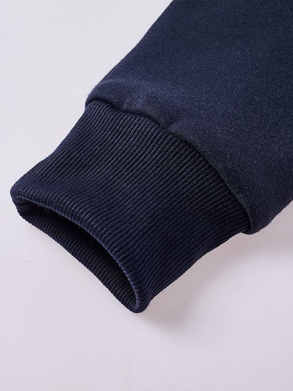 Sweat-shirt homme à blocs de couleurs contrastés, style sport décontracté 