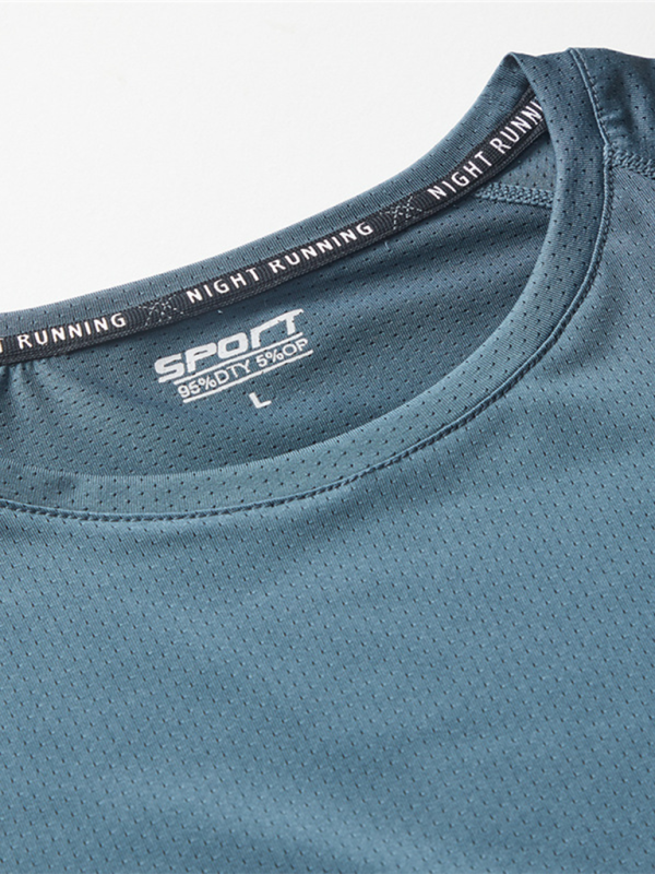 Quick-drying short-sleeved T-shirt men's sports T-shirt – detail view