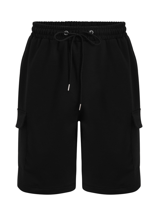 Kurze Sport-Overalls für Herren mit mehreren Taschen, Fitnesshosen, sportliche Freizeitshorts 