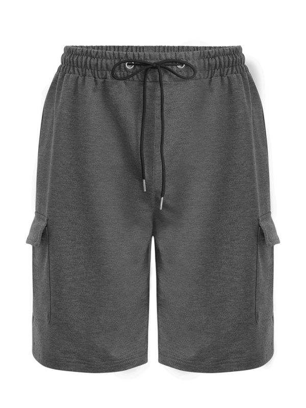 Kurze Sport-Overalls für Herren mit mehreren Taschen, Fitnesshosen, sportliche Freizeitshorts 