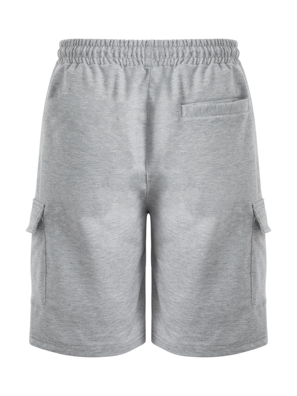 Kurze Sport-Overalls für Herren mit mehreren Taschen, Fitnesshosen, sportliche Freizeitshorts 