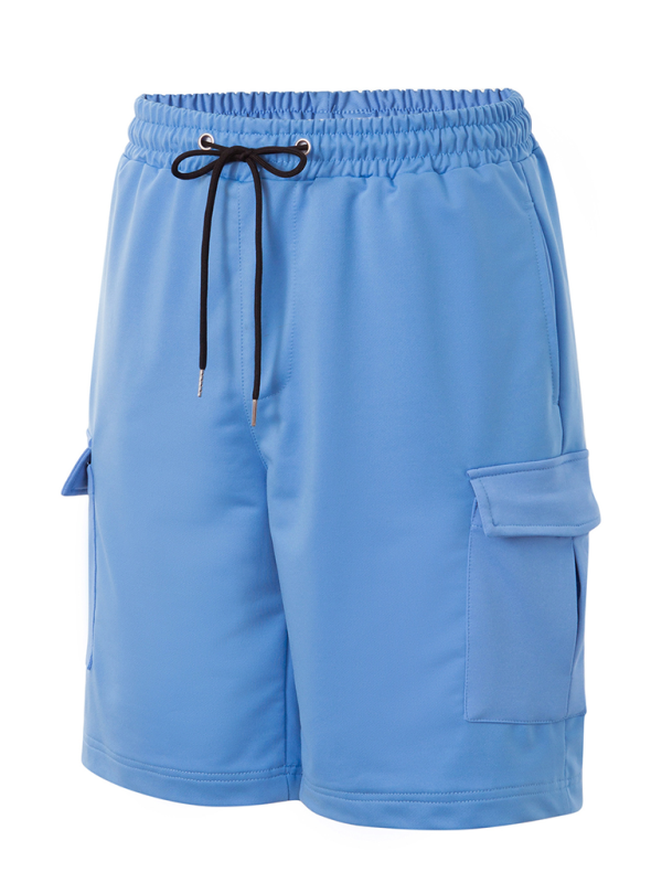 Kurze Sport-Overalls für Herren mit mehreren Taschen, Fitnesshosen, sportliche Freizeitshorts 