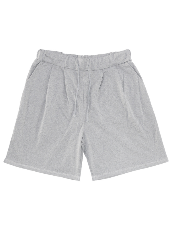 Ensemble short et short ample à manches courtes de couleur unie pour homme 