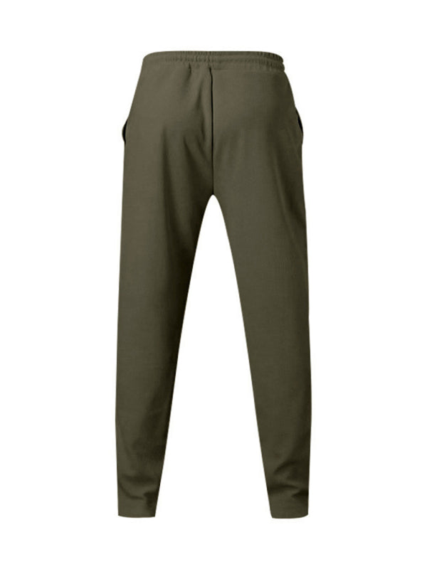Pantalon de sport décontracté pour homme, coupe droite et ample 