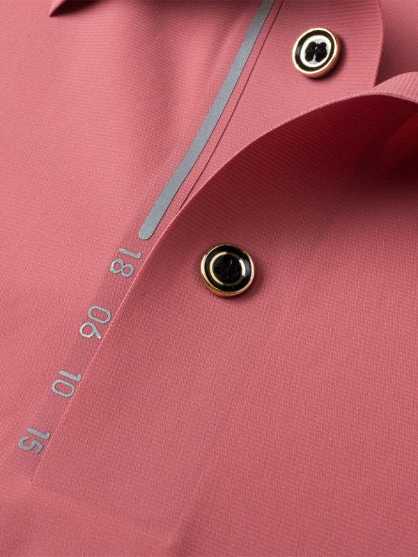 Polo homme à manches courtes en soie glacée, très élastique et non marquant 