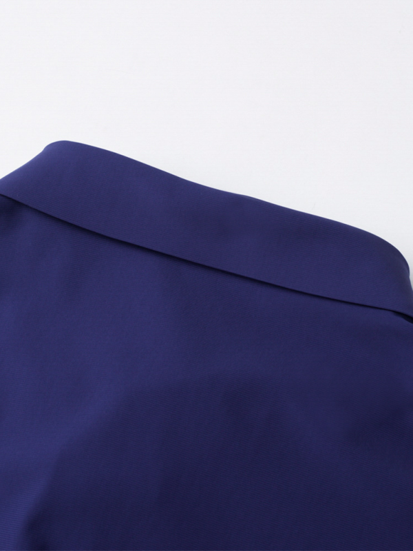 Polo homme à manches courtes en soie glacée, très élastique et non marquant 