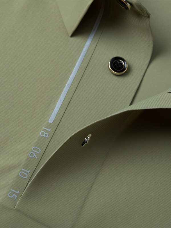 Polo homme à manches courtes en soie glacée, très élastique et non marquant 