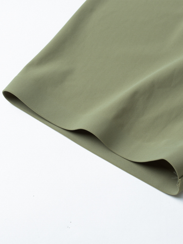 Polo homme à manches courtes en soie glacée, très élastique et non marquant 