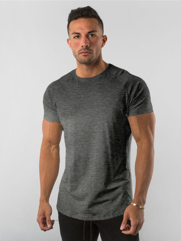 Herren-Fitness-T-Shirt mit kurzen Ärmeln 