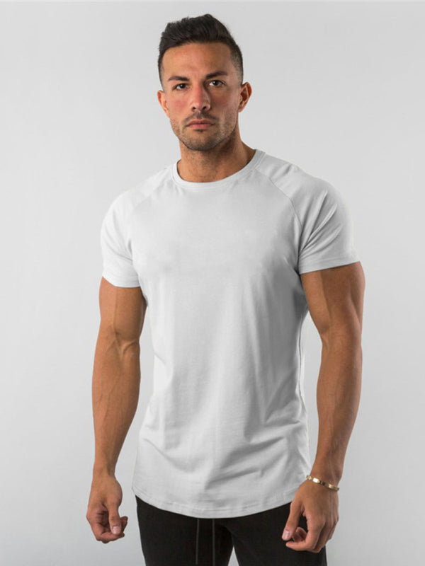 Herren-Fitness-T-Shirt mit kurzen Ärmeln 