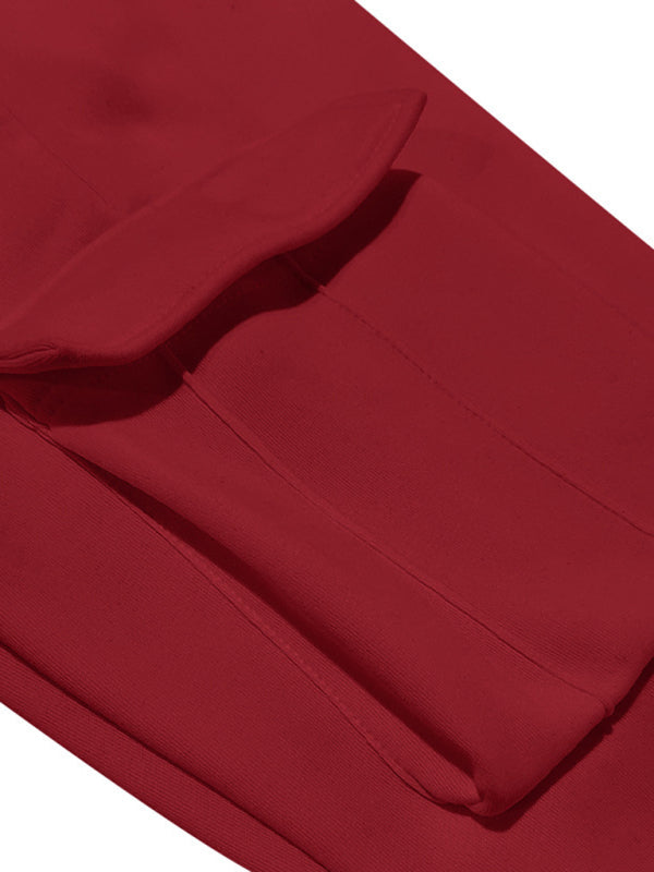 Men's cargo joggers – side cargo pocket detail