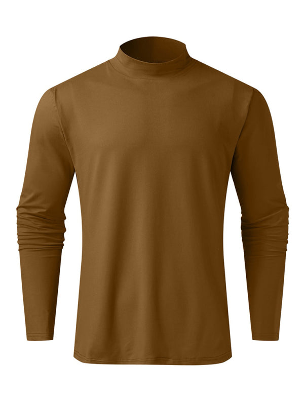Herren-Langarmshirt mit Rollkragen 