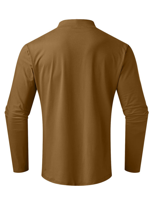 Herren-Langarmshirt mit Rollkragen 