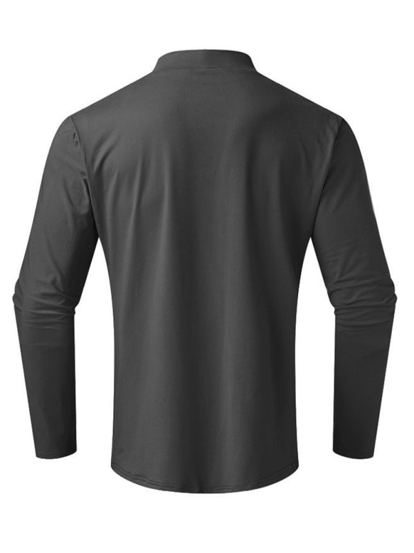 Herren-Langarmshirt mit Rollkragen 