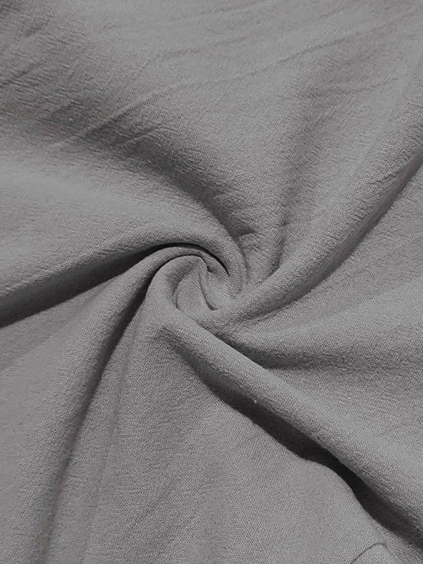 Lässige, atmungsaktive Leinenhose mit weitem Bein, geeignet für Strand und Sport in allen vier Jahreszeiten. 