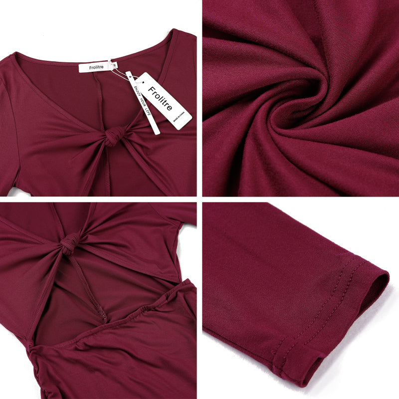 Verführerisches, tief ausgeschnittenes Partykleid für Damen 