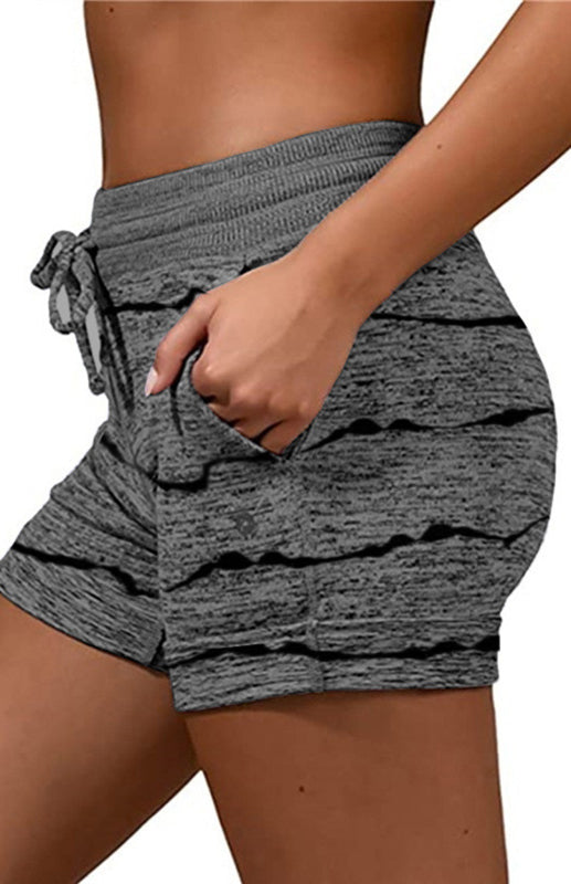 Damen-Shorts, modisch und modisch, mit Stretchbund 