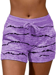 Damen-Shorts, modisch und modisch, mit Stretchbund 